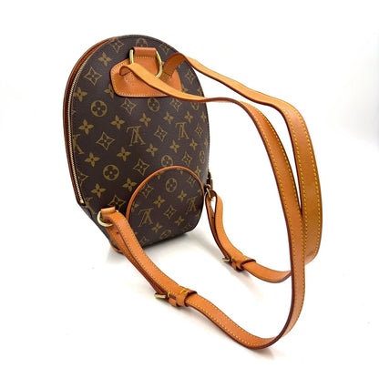 Louis Vuitton Ellipse Sac a Dos Monogram Leather Brown Light Backpack Gold — view 2