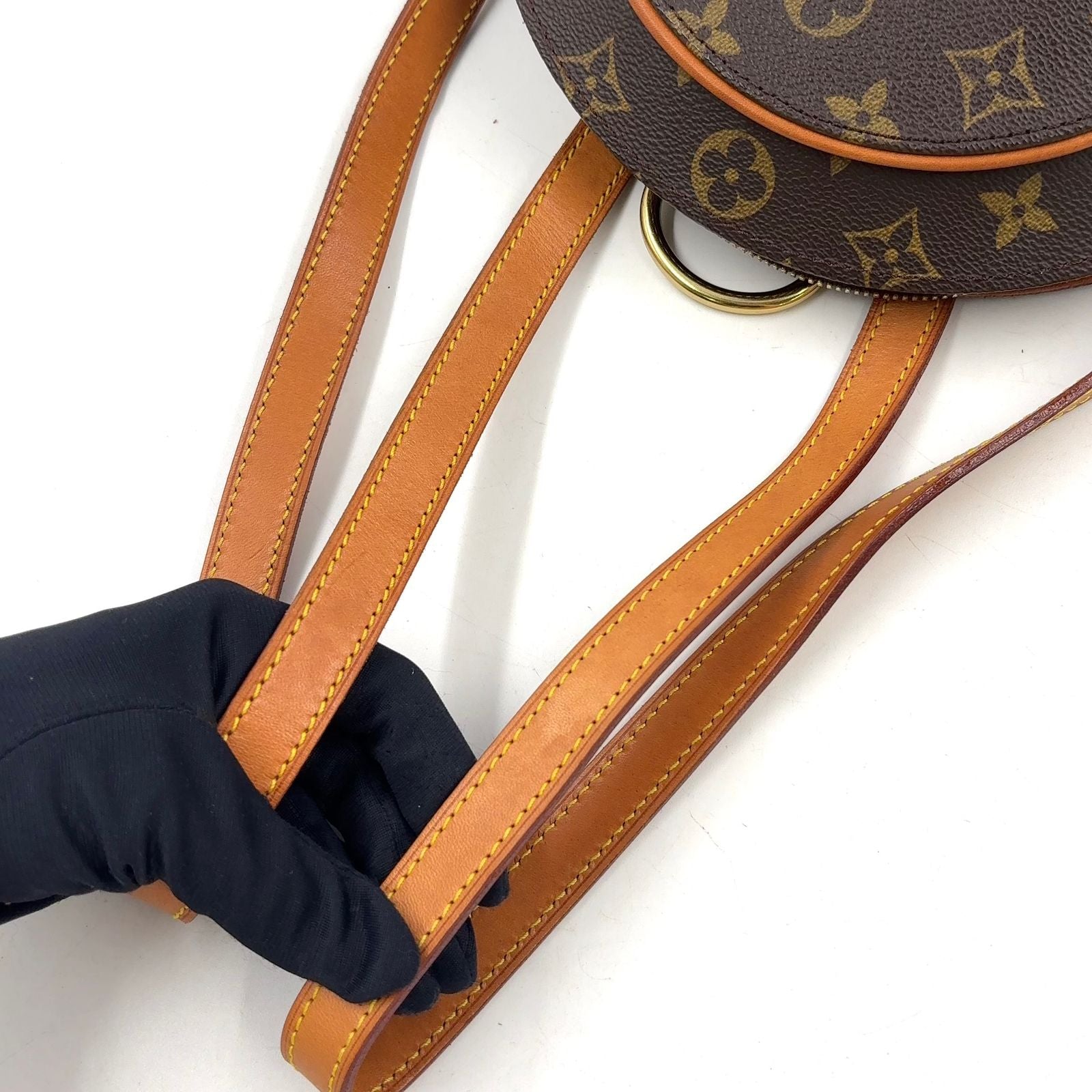 Louis Vuitton Ellipse Sac a Dos Monogram Leather Brown Light Backpack Gold — view 6