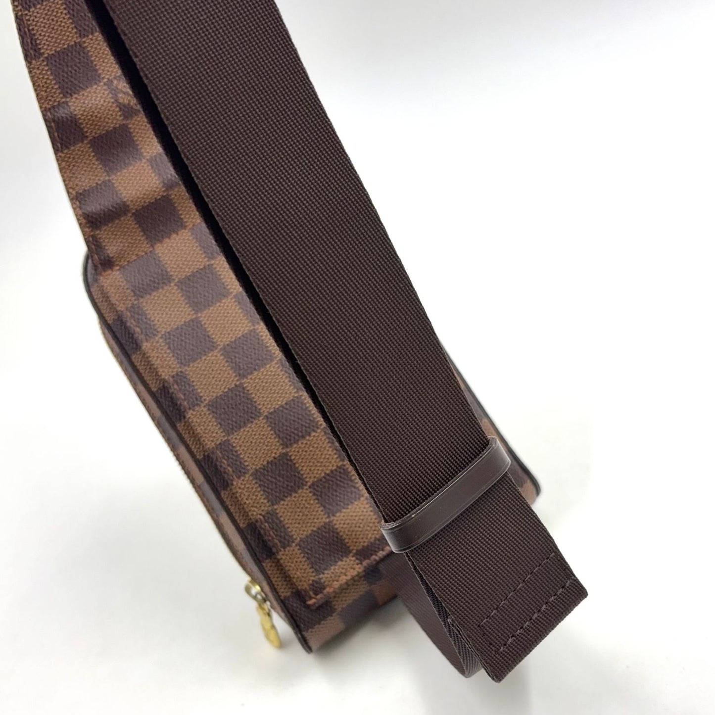 Louis Vuitton Geronimos Brown Belt Bag Gold — view 8