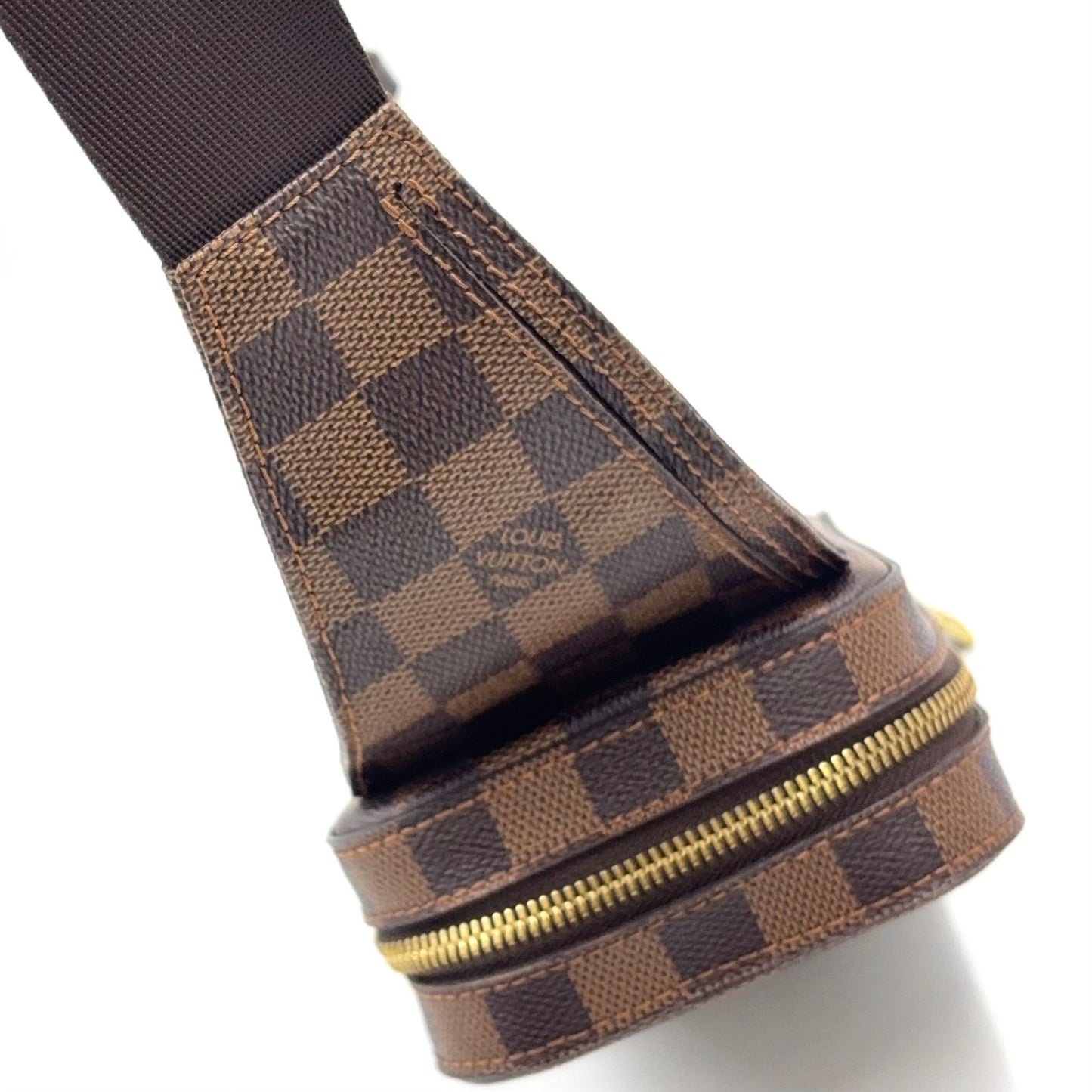 Louis Vuitton Geronimos Brown Belt Bag Gold — view 6
