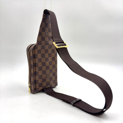 Louis Vuitton Geronimos Brown Belt Bag Gold — view 2