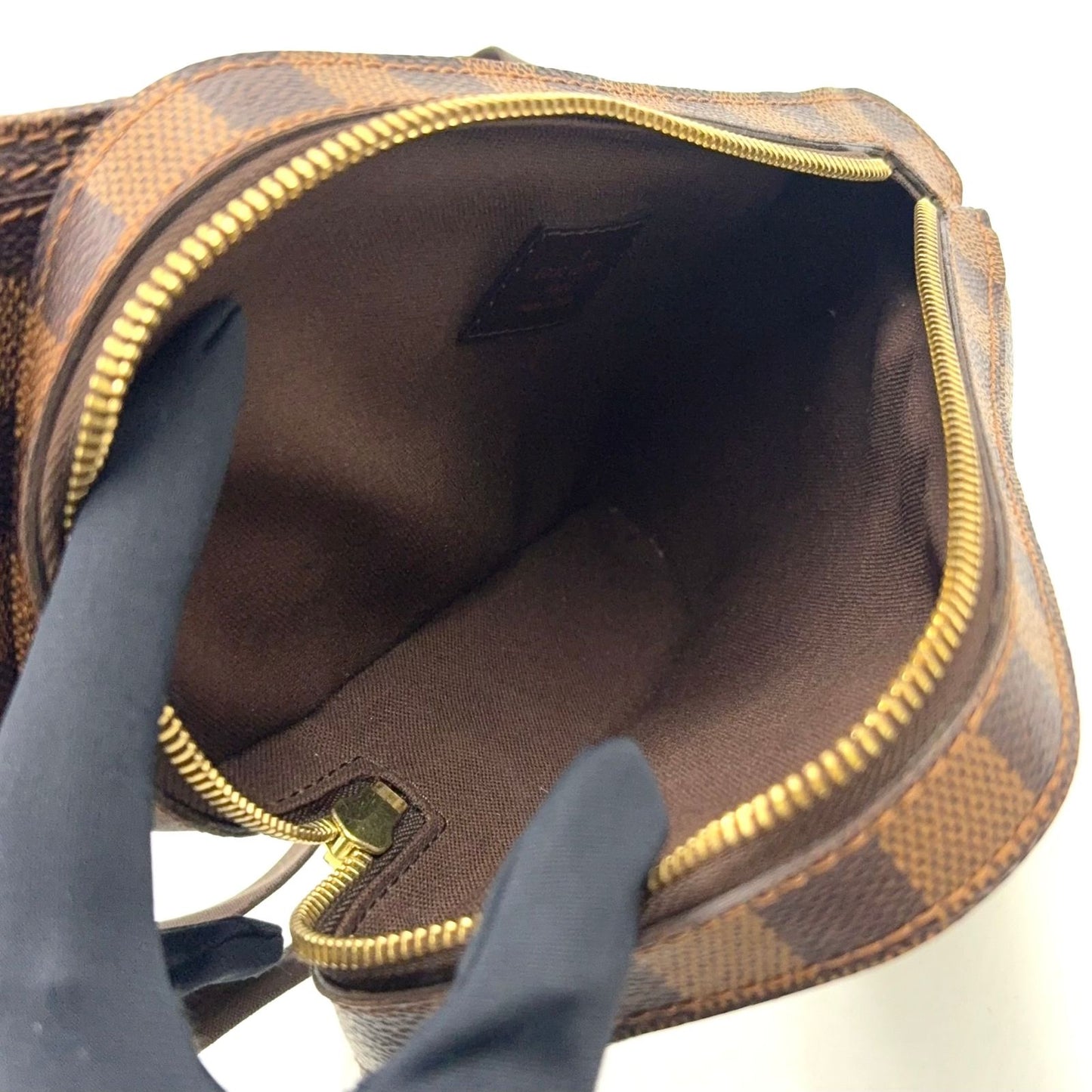 Louis Vuitton Geronimos Brown Belt Bag Gold — view 3