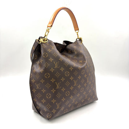 Louis Vuitton Metis Monogram Leather Brown Light Handbag Gold — view 2