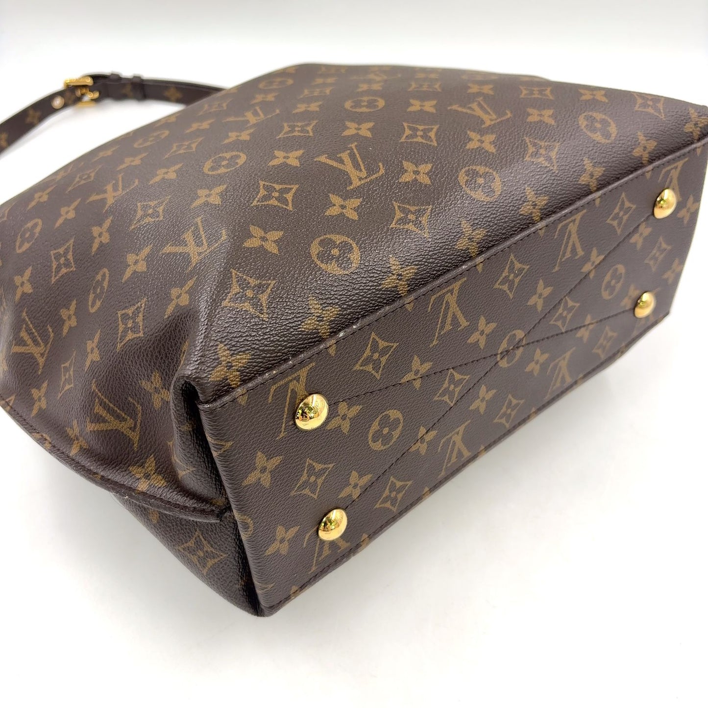 Louis Vuitton Metis Monogram Leather Brown Light Handbag Gold — view 8