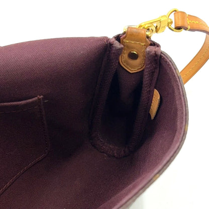 Louis Vuitton Favorite MM Monogram Leather Brown Light Handbag Gold — view 6