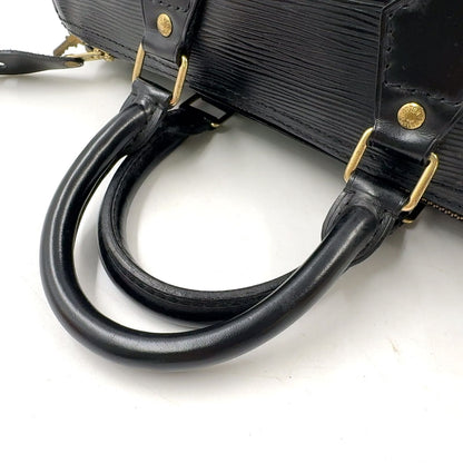 Louis Vuitton Speedy 25 Epi Noir Leather Black Handbag Gold — view 5