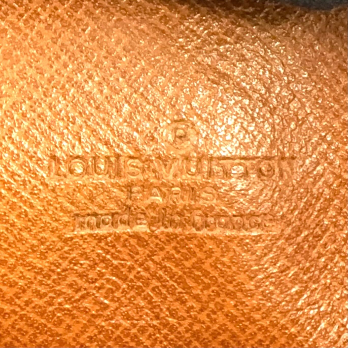 Louis Vuitton Amazon Monogram Leather Brown Light Shoulder Bag Gold — view 4