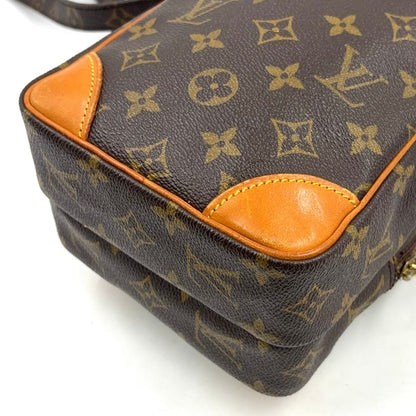 Louis Vuitton Amazon Monogram Leather Brown Light Shoulder Bag Gold — view 6