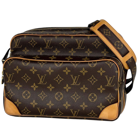 Louis Vuitton Nile Shoulder Bag Monogram Brown