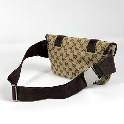 Gucci Belt Bag GG Pattern Waist Canvas Beige Brown — view 2