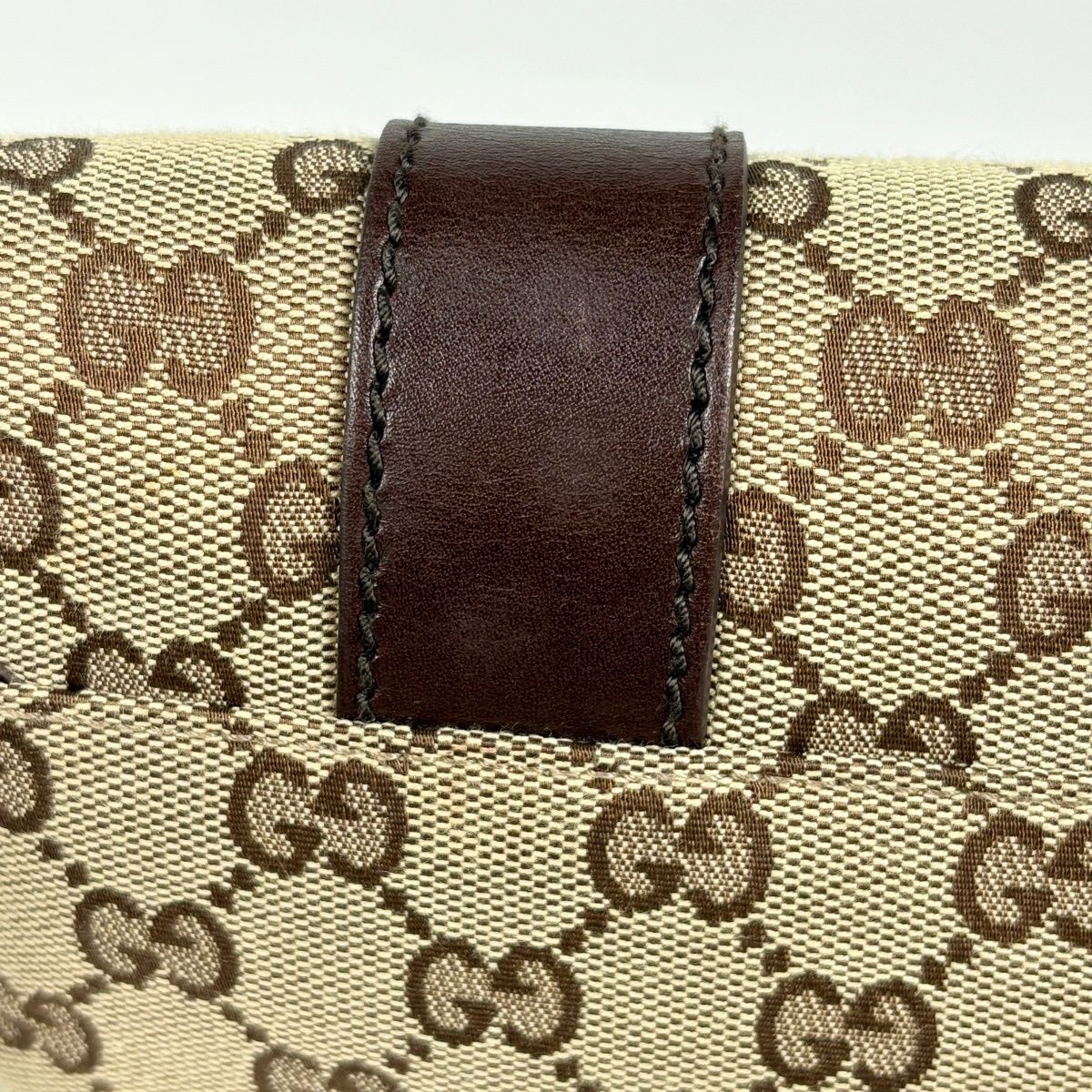 Gucci Belt Bag GG Pattern Waist Canvas Beige Brown — view 4