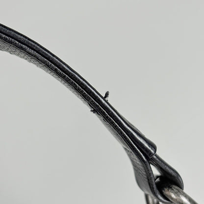Chanel Shoulder Bag Boy CC Logo Leather Black — view 6