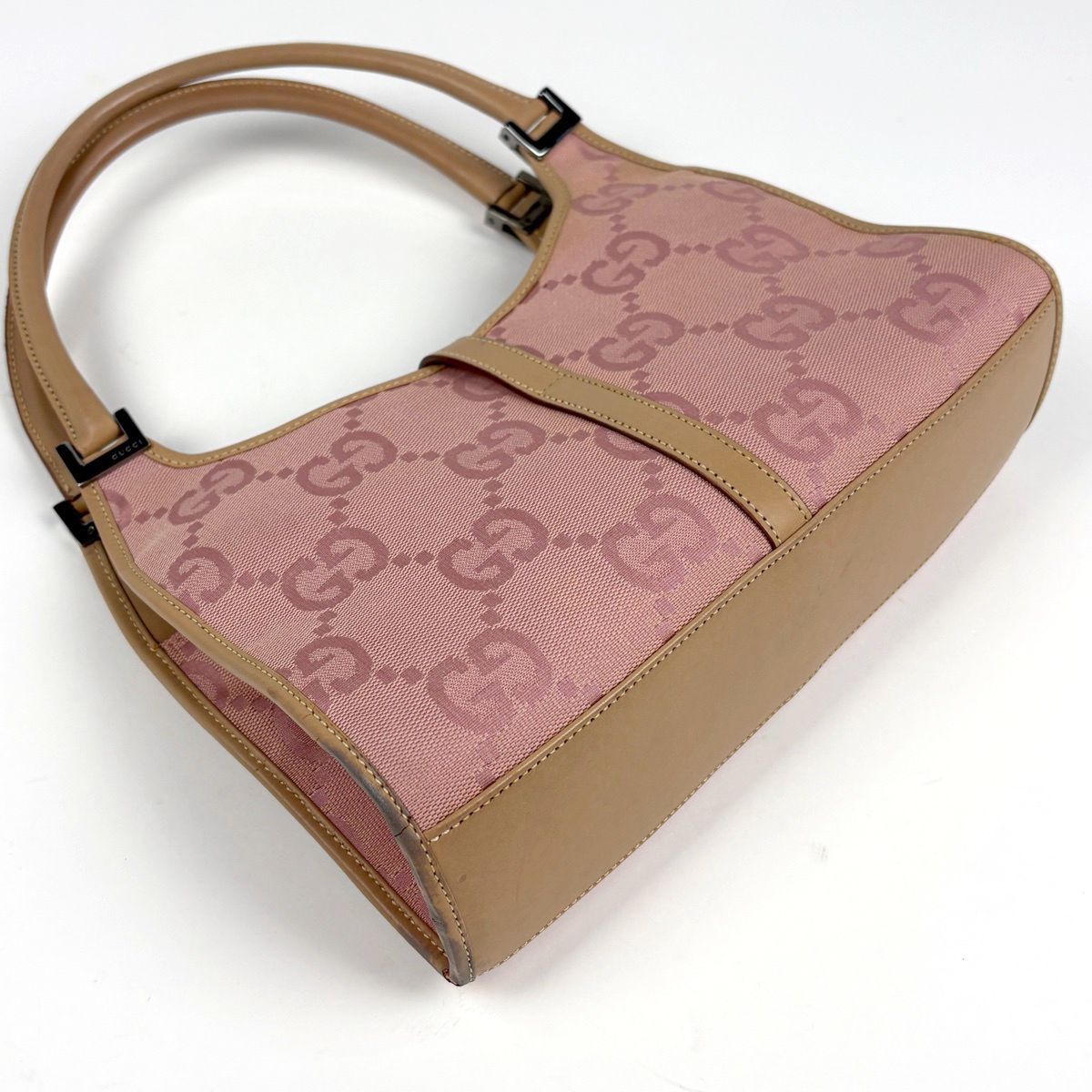 Gucci Handbag Jackie Line GG Pattern Canvas Pink — view 2