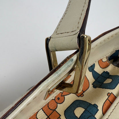 Gucci Tote Bag Guccissima GG Pattern Leather White — view 6