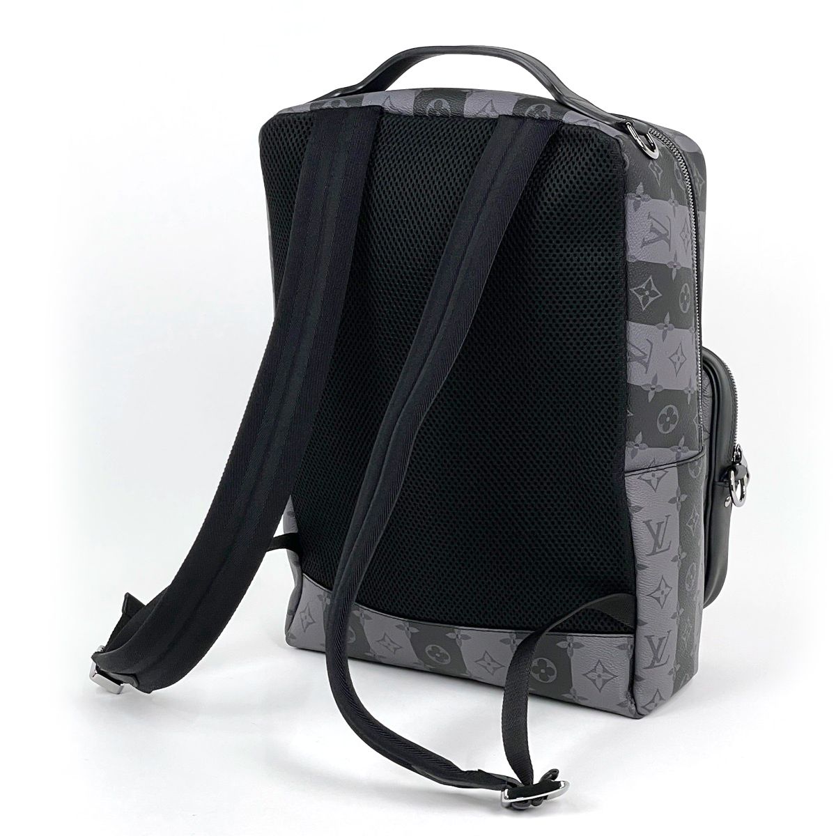 Louis Vuitton Modular Backpack Monogram Stripe 2-Way Eclipse Black Gray — view 2