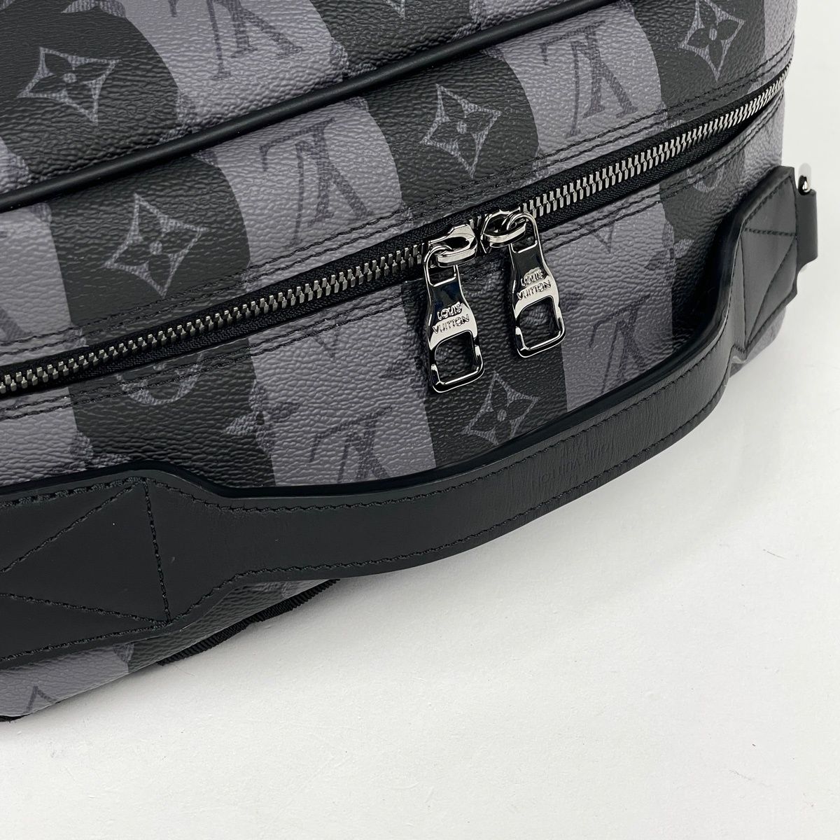 Louis Vuitton Modular Backpack Monogram Stripe 2-Way Eclipse Black Gray — view 5