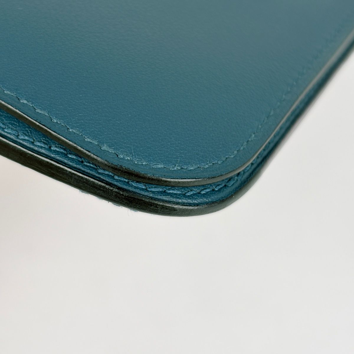 Hermes Dogon Wallet Bifold Swift Blue — view 3