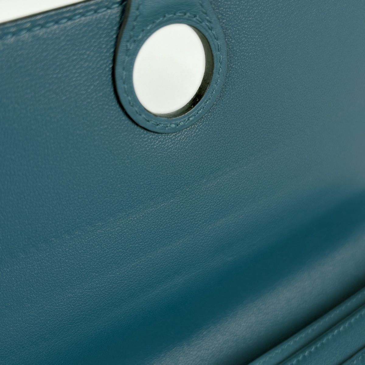 Hermes Dogon Wallet Bifold Swift Blue — view 5