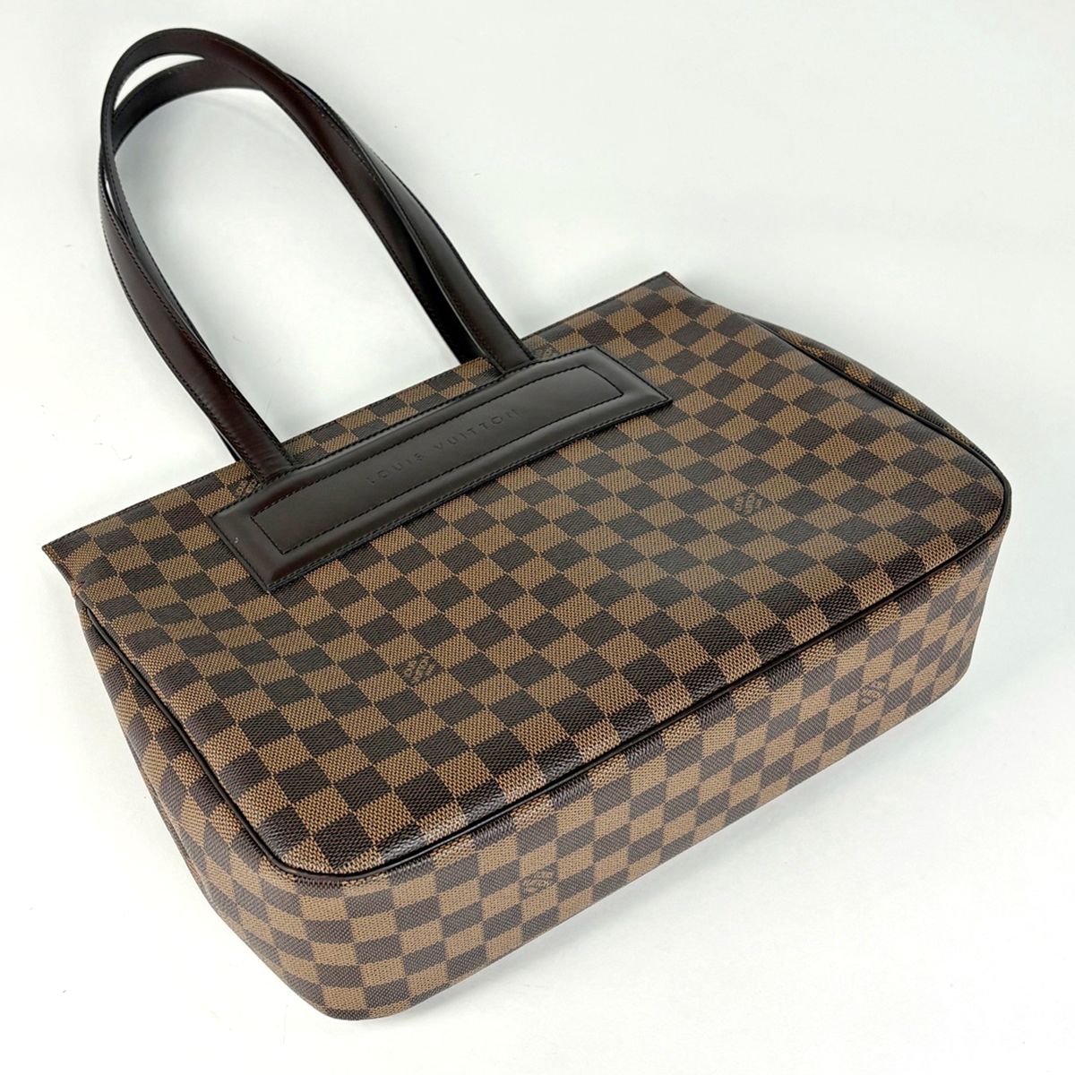 Louis Vuitton Parioli PM Tote Shoulder Bag Damier Brown — view 2