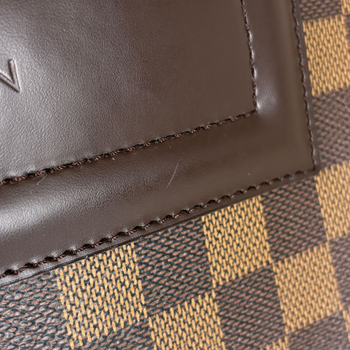 Louis Vuitton Parioli PM Tote Shoulder Bag Damier Brown — view 4