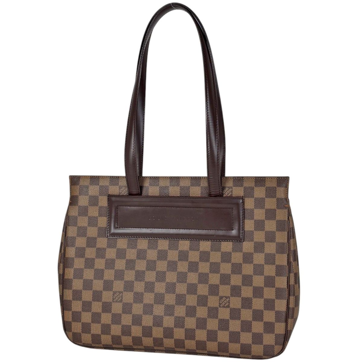 Louis Vuitton Parioli PM Tote Shoulder Bag Damier Brown