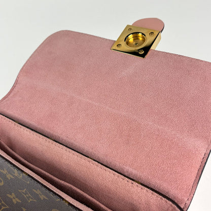 Louis Vuitton Locky BB Handbag 2-Way Monogram Brown Rose Poudre — view 7