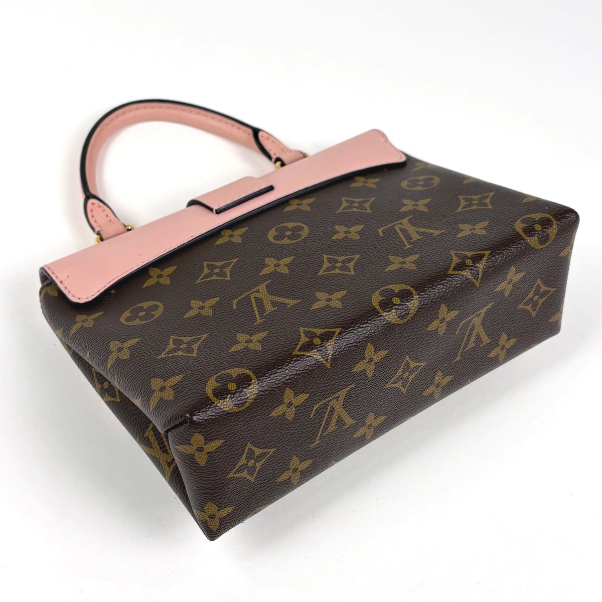 Louis Vuitton Locky BB Handbag 2-Way Monogram Brown Rose Poudre — view 2