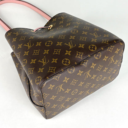 Louis Vuitton Neo Noe Shoulder Bag Drawstring Monogram Rose Poudre Brown — view 2
