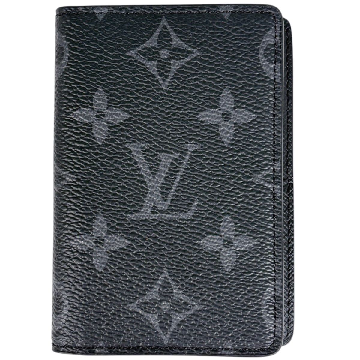 Louis Vuitton Pocket Organizer Card Case Monogram Eclipse Noir