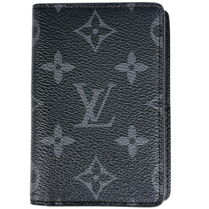 Louis Vuitton Pocket Organizer Card Case Monogram Eclipse Noir