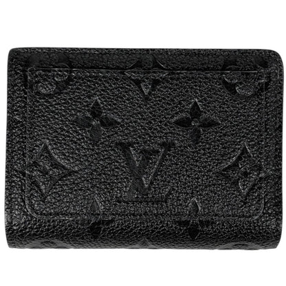 Louis Vuitton Portefeuille Clair Bifold Wallet Monogram Empreinte Noir