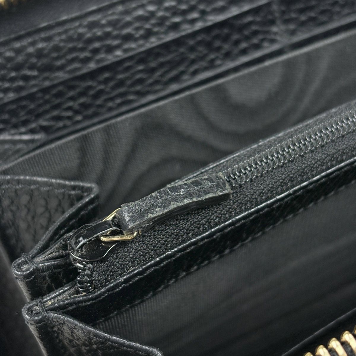 Gucci Wallet GG Marmont Beige Black — view 5