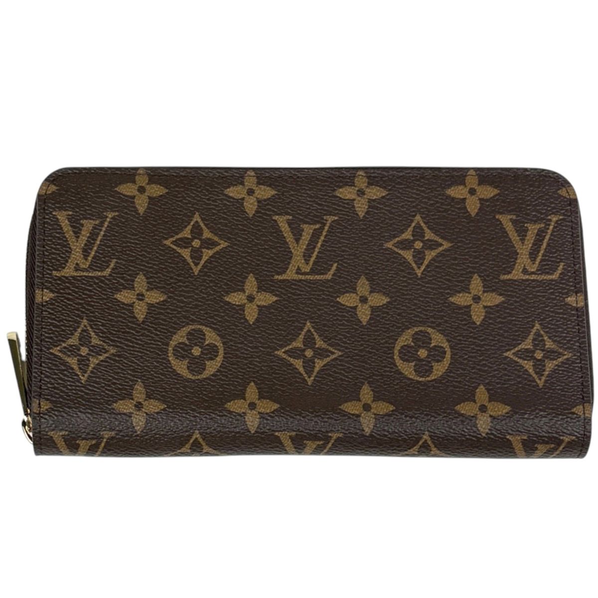 Louis Vuitton Zippy Wallet Round Zip Monogram Brown