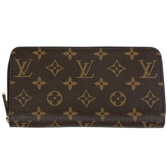 Louis Vuitton Zippy Wallet Round Zip Monogram Brown
