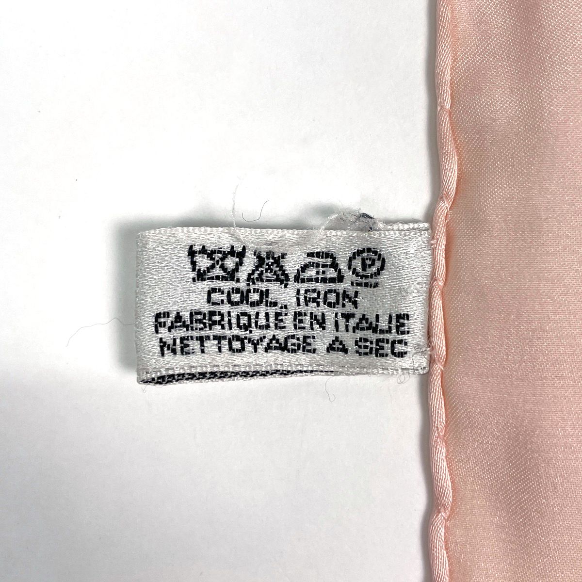Chanel Scarf CC Logo Camellia Silk Pink Multicolor — view 3