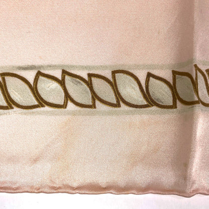 Chanel Scarf CC Logo Camellia Silk Pink Multicolor — view 4