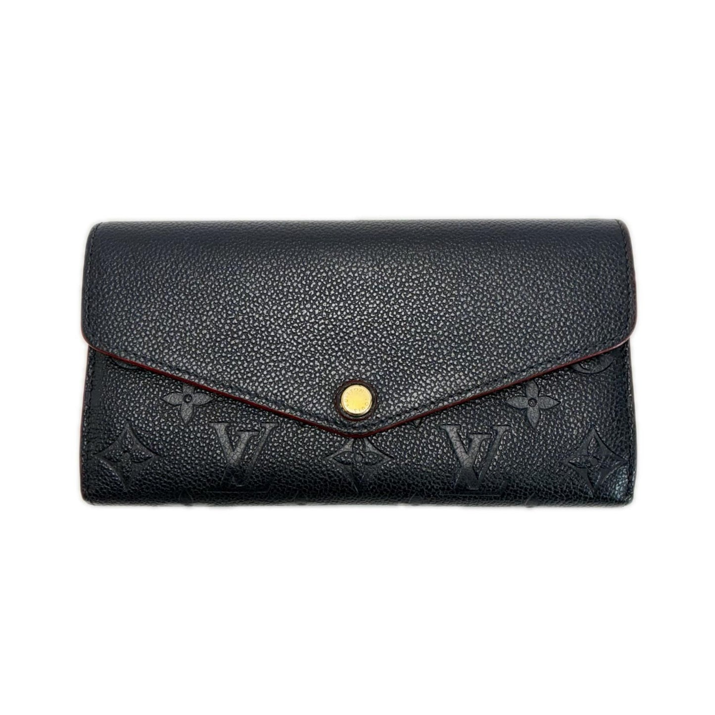 Louis Vuitton Bifold Wallet Portefeuille Sarah Navy