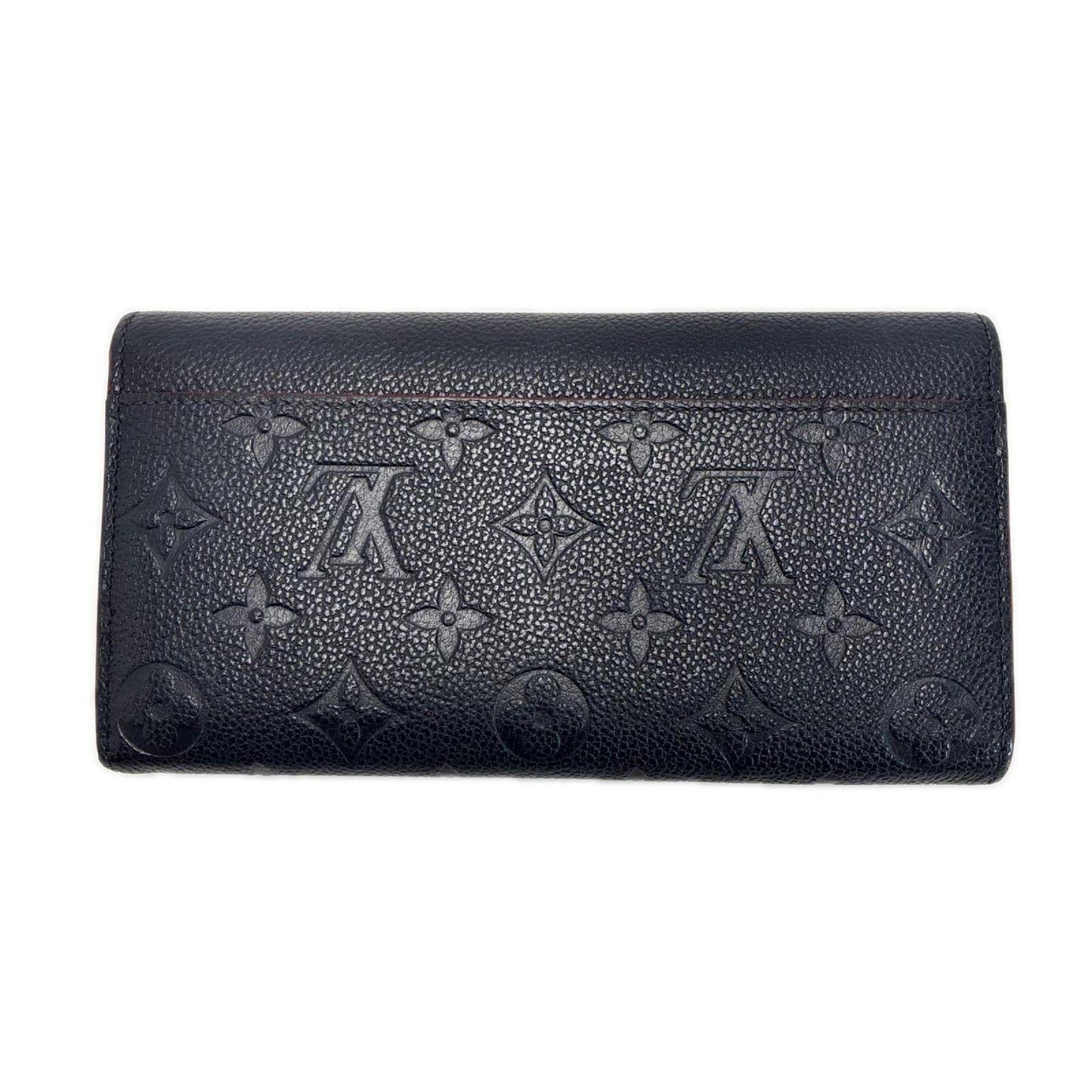 Louis Vuitton Bifold Wallet Portefeuille Sarah Navy — view 2