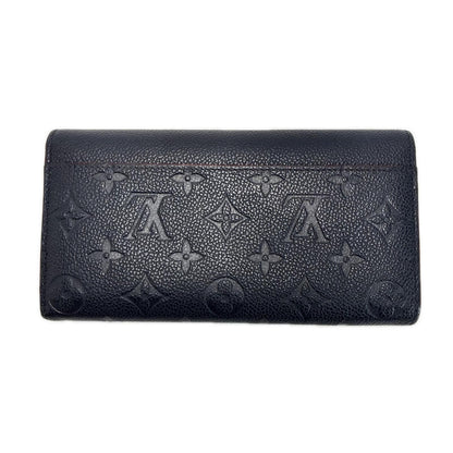 Louis Vuitton Bifold Wallet Portefeuille Sarah Navy — view 2