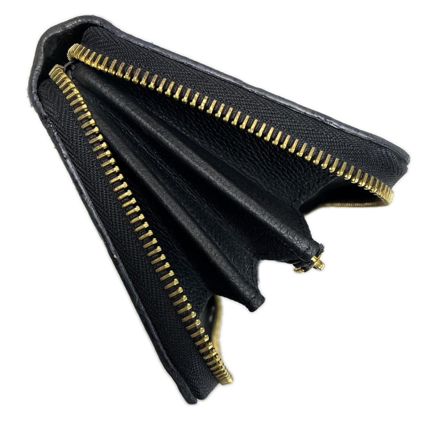 Louis Vuitton Zip Around Wallet Monogram Empreinte Zippy Black — view 3