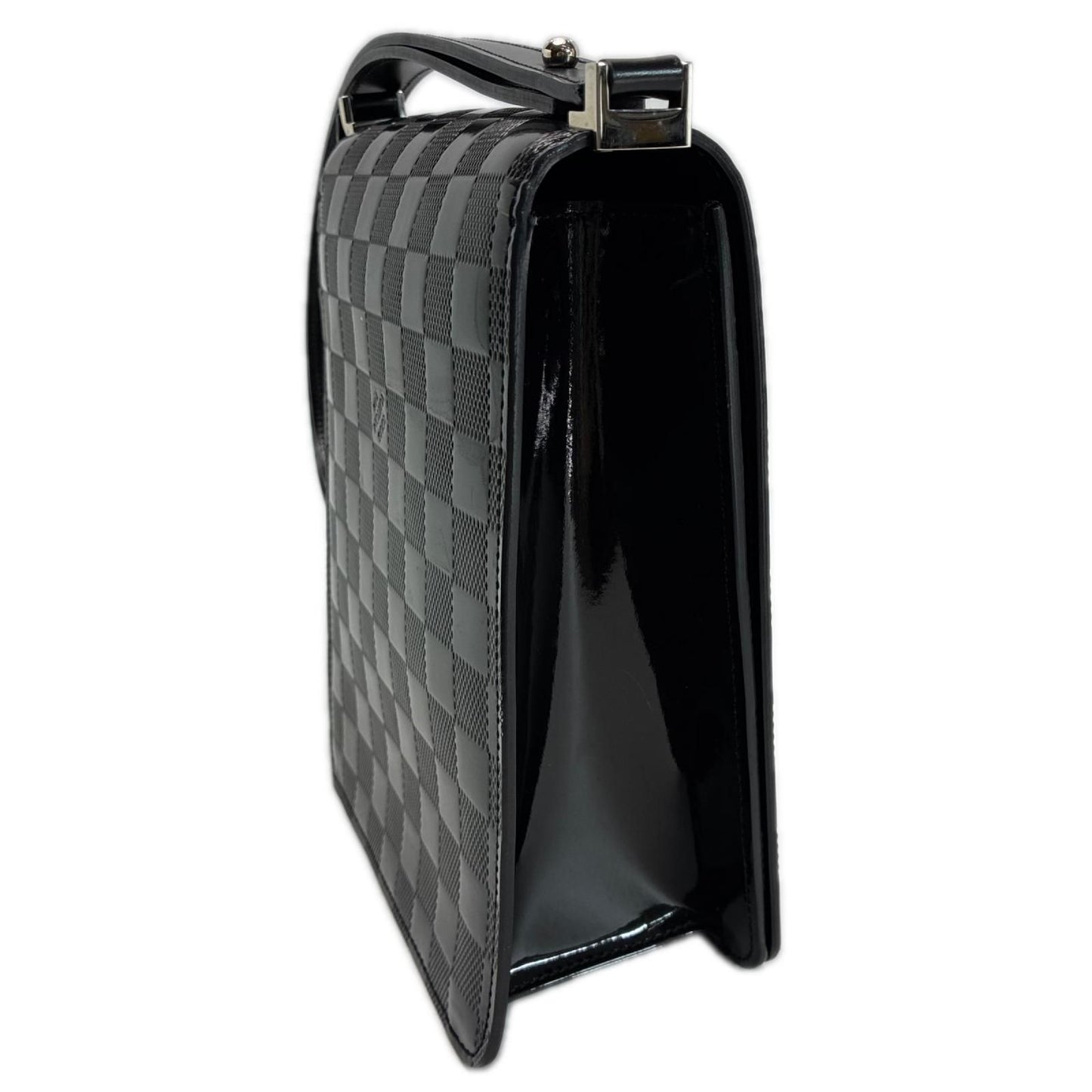 Louis Vuitton Damier Vernis Club Noir Bag — view 4