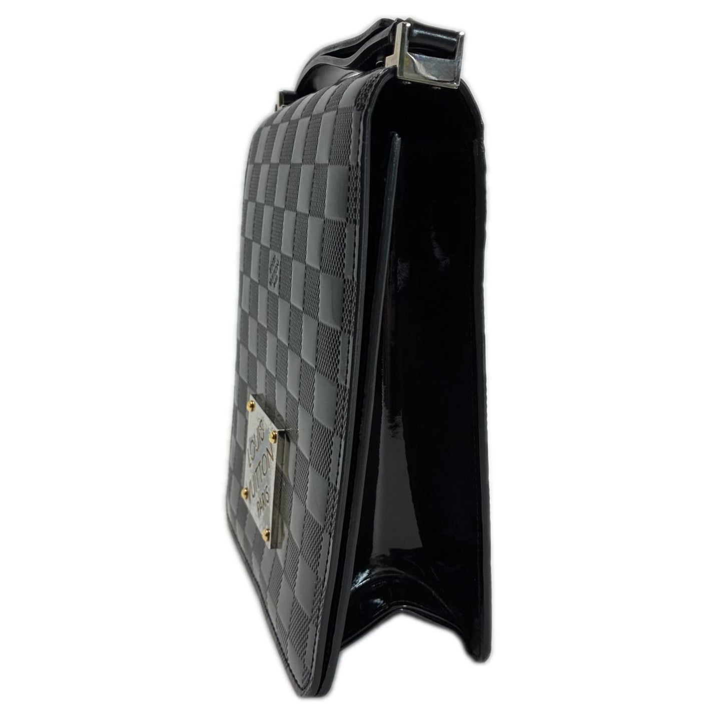 Louis Vuitton Damier Vernis Club Noir Bag — view 3
