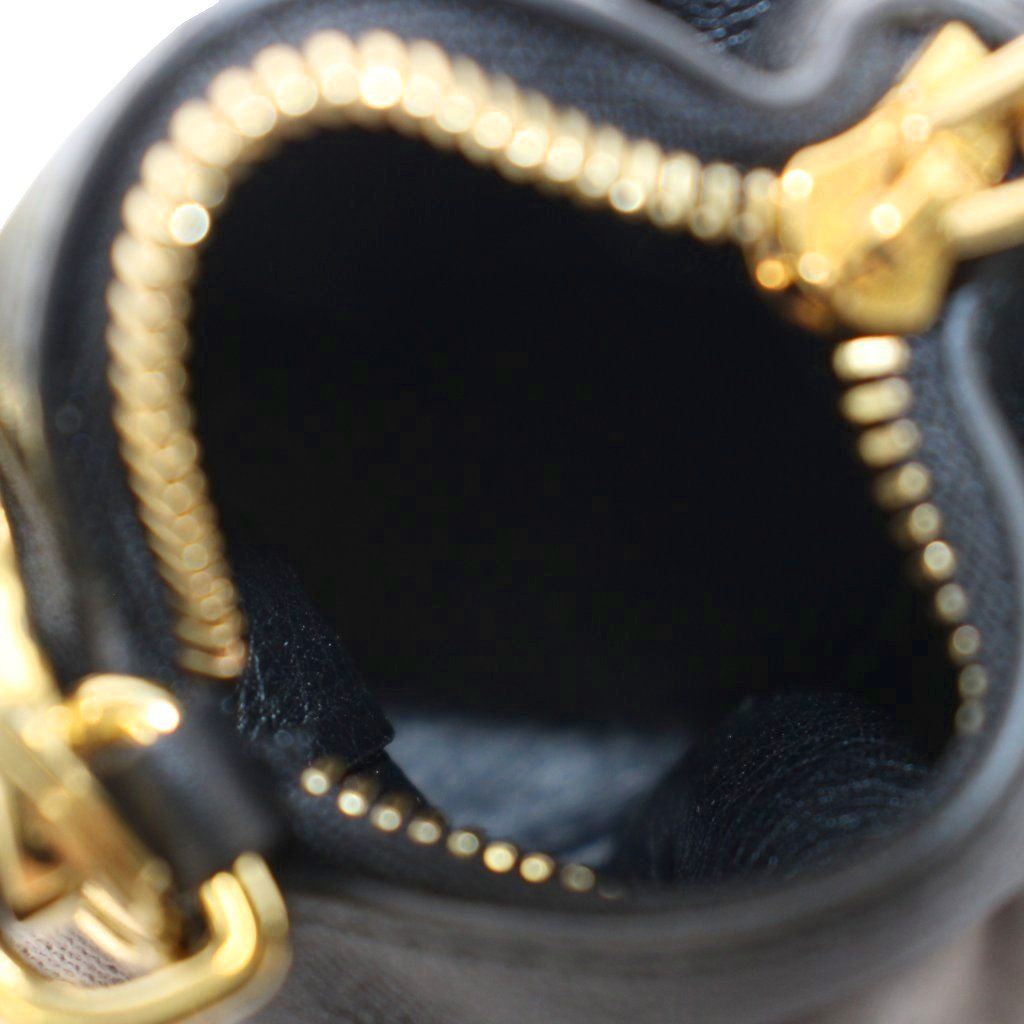 Loewe Elephant Charm Coin Purse Leather Black — view 5