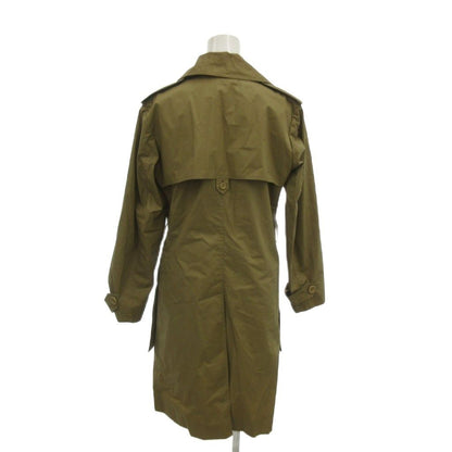 Yves Saint Laurent Trench Coat Sanyo Double Breasted Gun Flap Long Beige — view 3