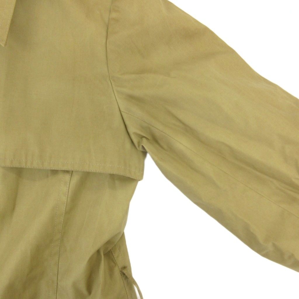 Yves Saint Laurent Trench Coat Sanyo Double Breasted Gun Flap Long Beige — view 5