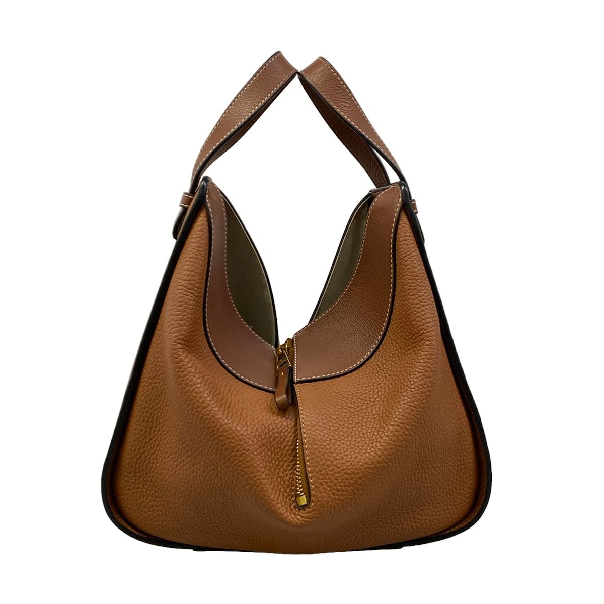 Loewe Handbag Hammock Small 387.41 Tan Leather — view 2