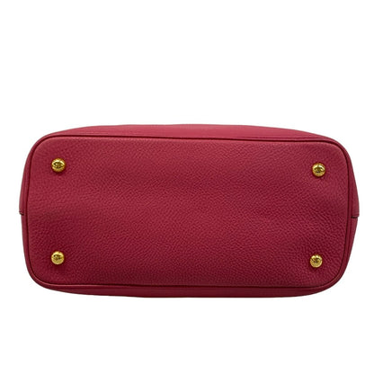 Prada Tote Bag Pink Leather — view 5