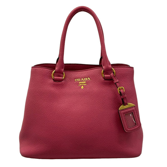 Prada Tote Bag Pink Leather