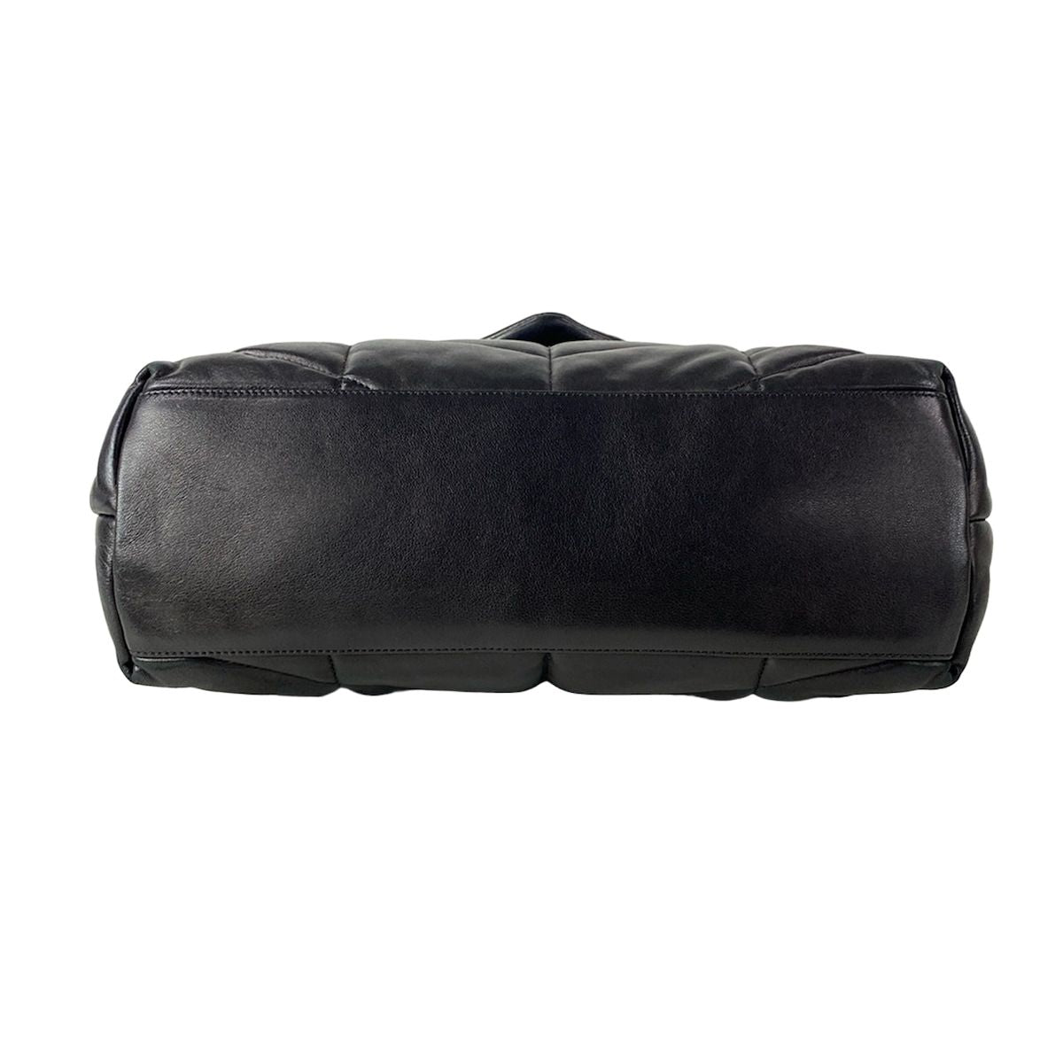 Saint Laurent Paris Shoulder Bag Loulou Puffer Medium Black Chain Leather — view 5
