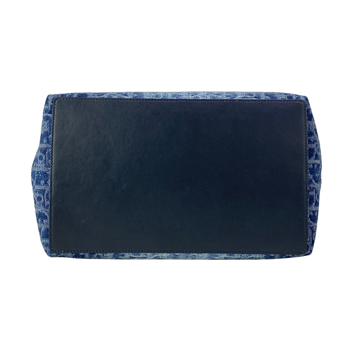 Dior Tote Bag Toujours Medium Blue Oblique Leather — view 5